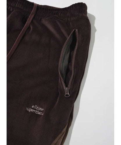 SUPERTHANKS Velour Panel Wide Pants CS02