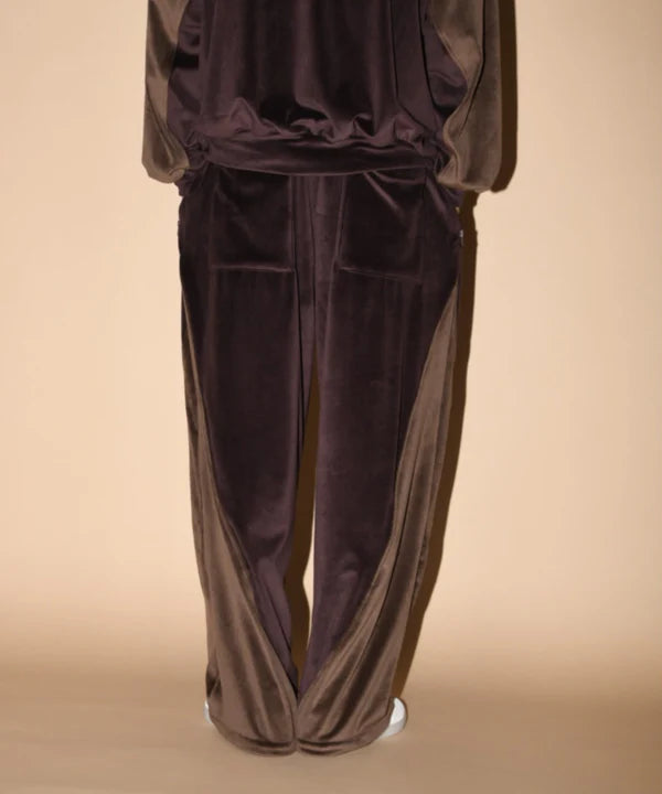 SUPERTHANKS Velour Panel Wide Pants CS02