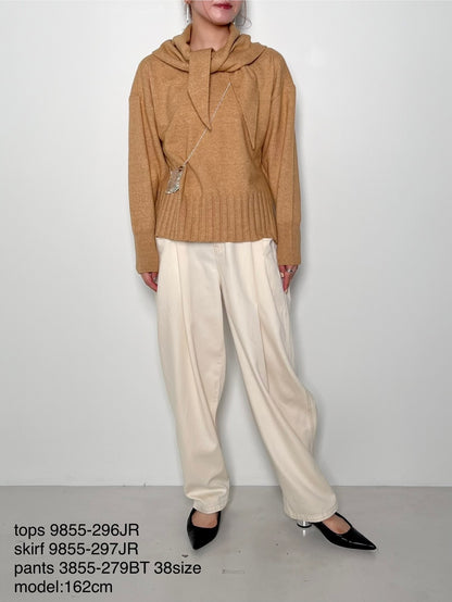CHIGNON サンカクストールニット 9855-297JR