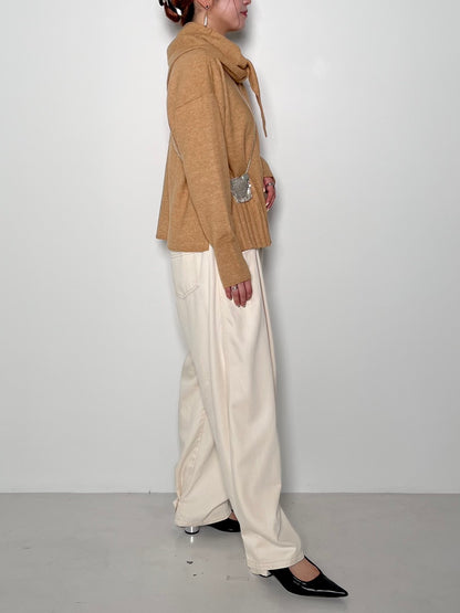 CHIGNON サンカクストールニット 9855-297JR