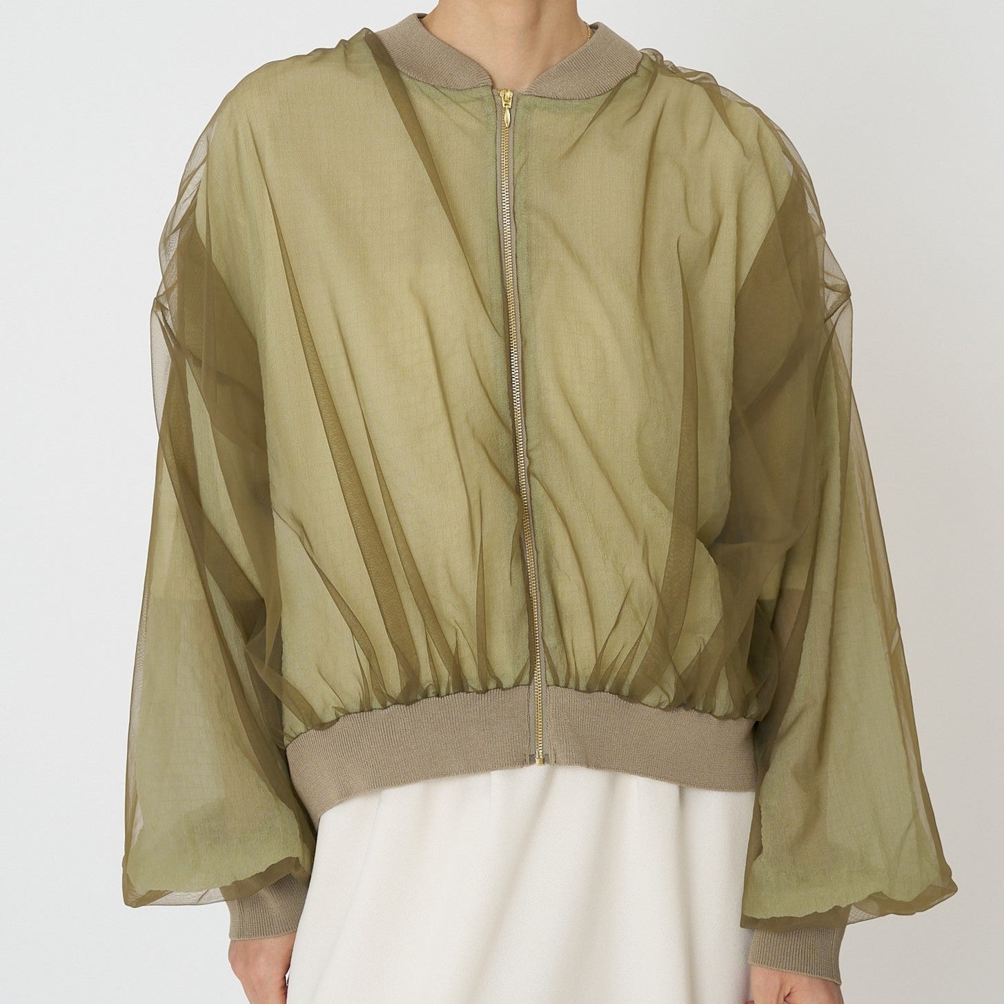 【予約販売】CHIGNON チュールボリュームブルゾン 9861-093GS