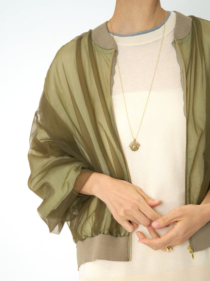 【予約販売】CHIGNON チュールボリュームブルゾン 9861-093GS