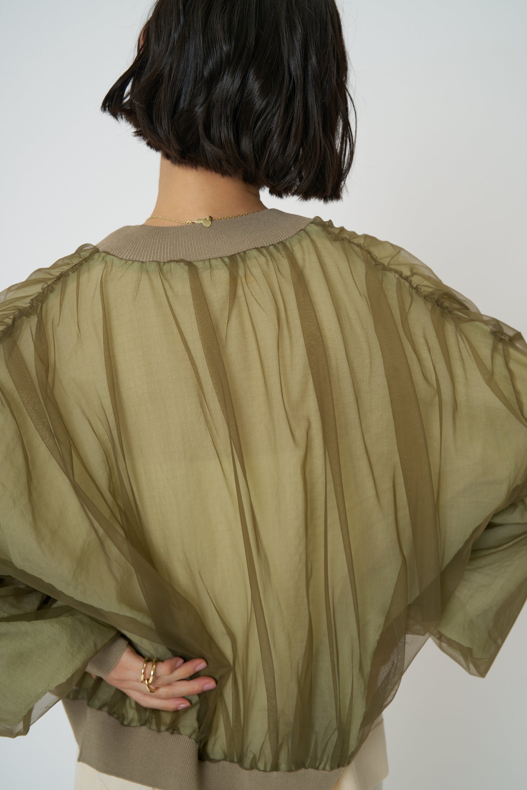 【予約販売】CHIGNON チュールボリュームブルゾン 9861-093GS