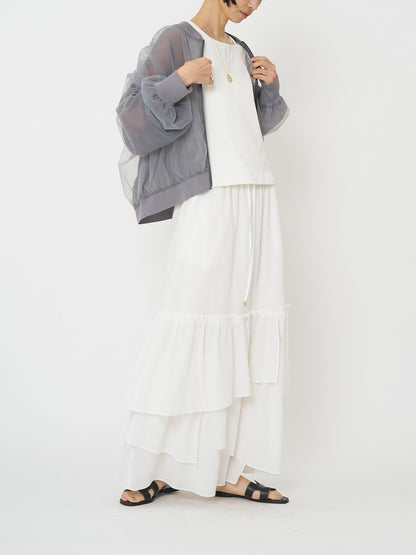 【予約販売】CHIGNON チュールボリュームブルゾン 9861-093GS