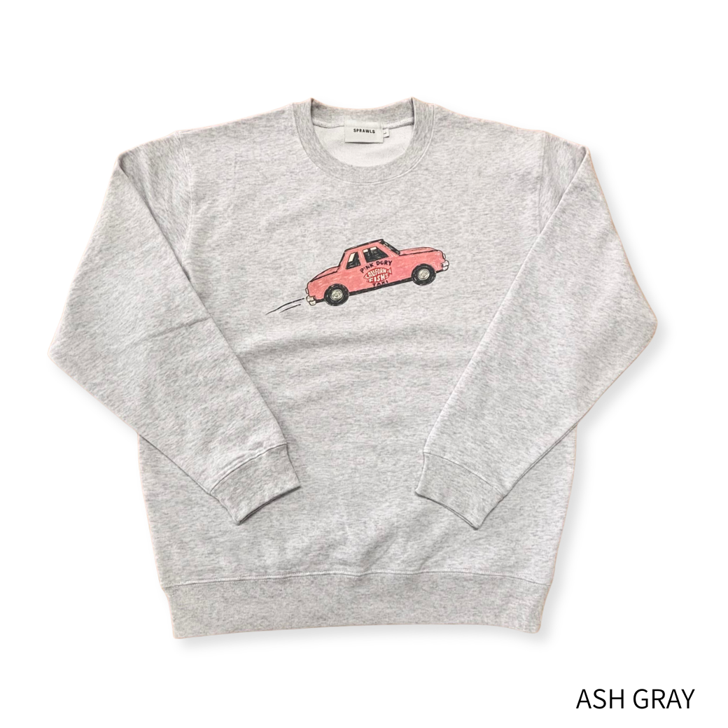 SPRAWLS PINK DORY TAXI SWEAT SFL-485
