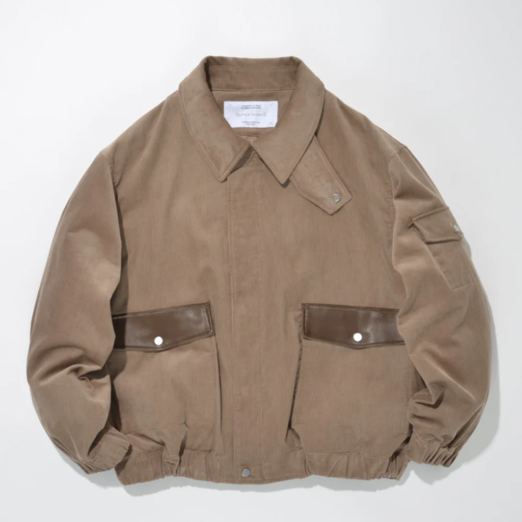 SUPERTHANKS Corduroy Harrington Jacket  ST253