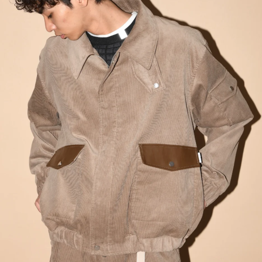 SUPERTHANKS Corduroy Harrington Jacket  ST253