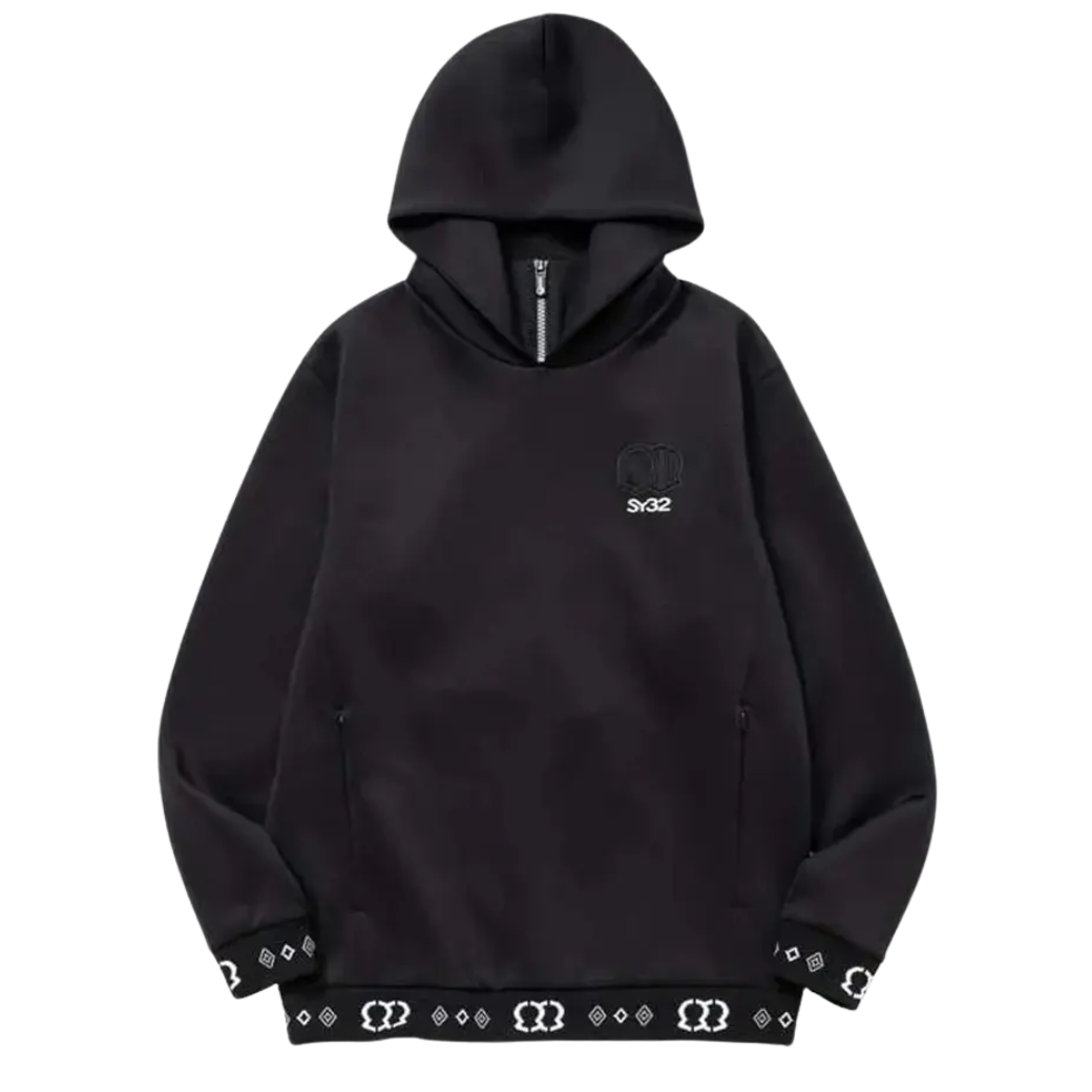 SY32 by SWEET YEARS GOLF DOUBLE MESH KNIT HOODIE