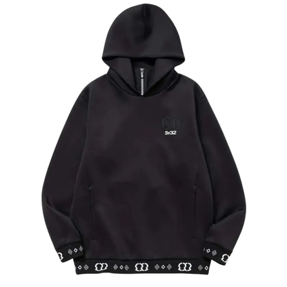 SY32 by SWEET YEARS GOLF DOUBLE MESH KNIT HOODIE