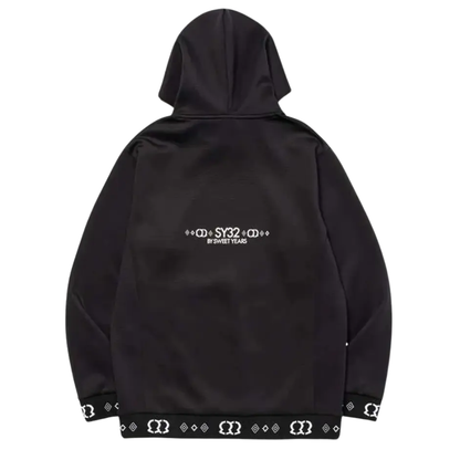 SY32 by SWEET YEARS GOLF DOUBLE MESH KNIT HOODIE