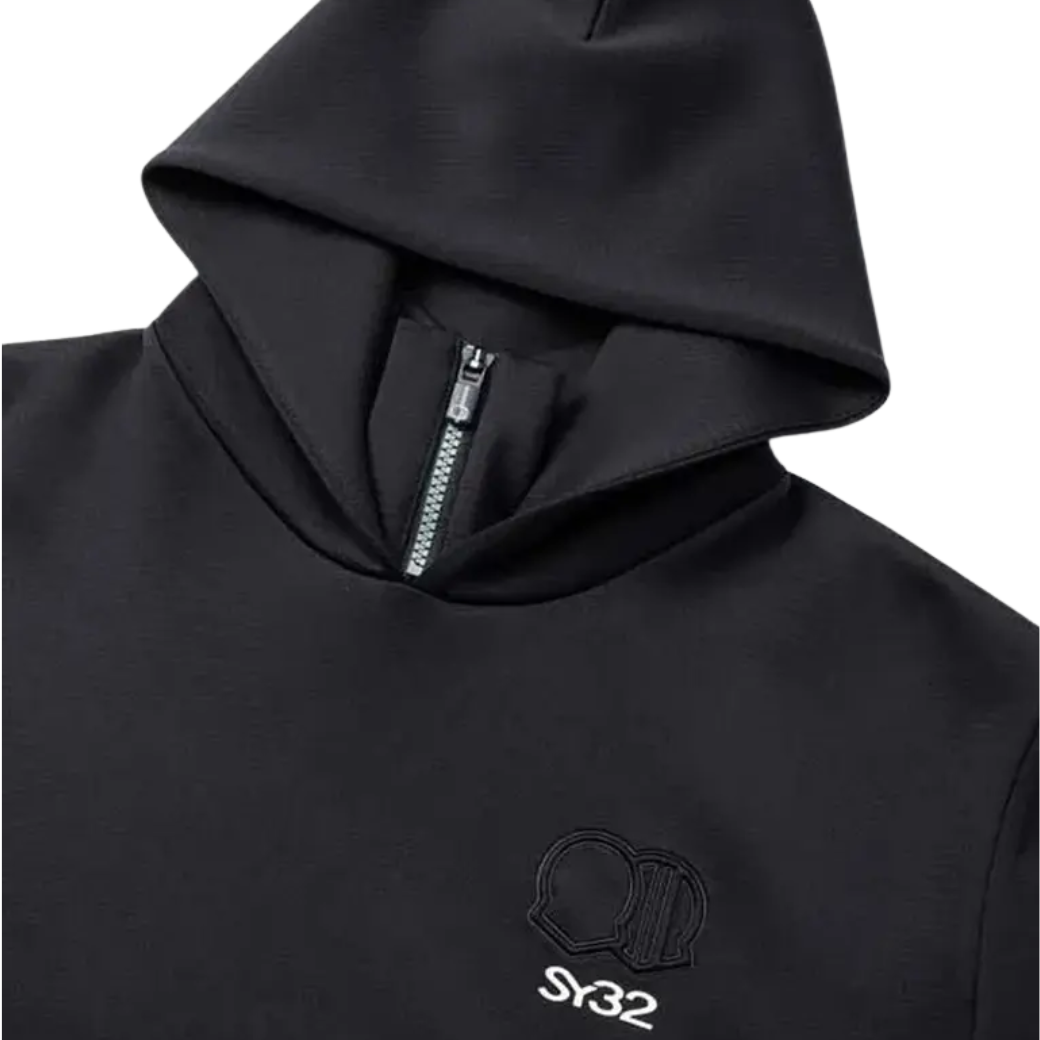SY32 by SWEET YEARS GOLF DOUBLE MESH KNIT HOODIE