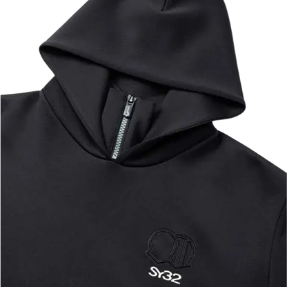 SY32 by SWEET YEARS GOLF DOUBLE MESH KNIT HOODIE