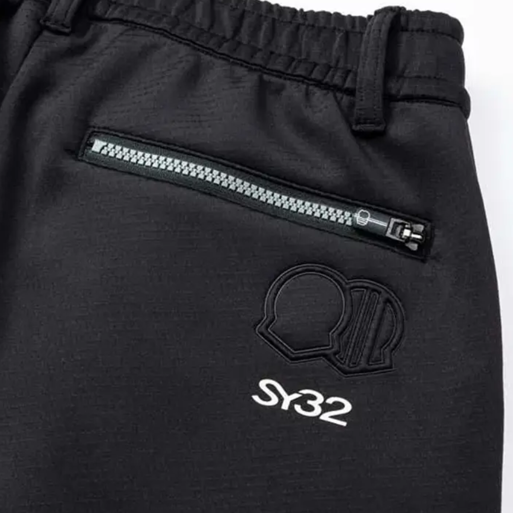 SY32 by SWEET YEARS GOLF DOUBLE MESH KNIT LONG PANTS