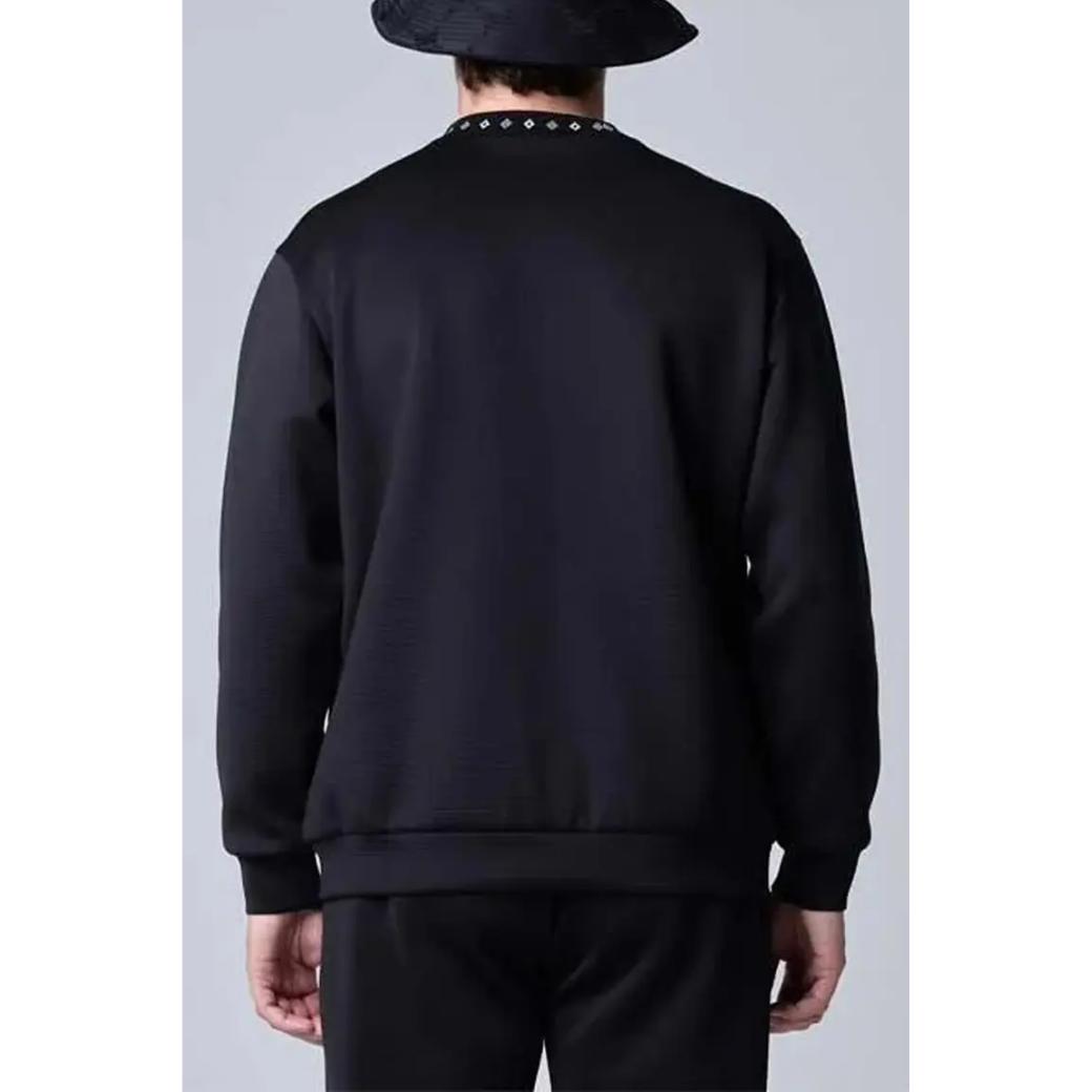 SY32 by SWEET YEARS GOLF DOUBLE MESH KNIT L/S MOCK
