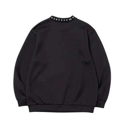 SY32 by SWEET YEARS GOLF DOUBLE MESH KNIT L/S MOCK