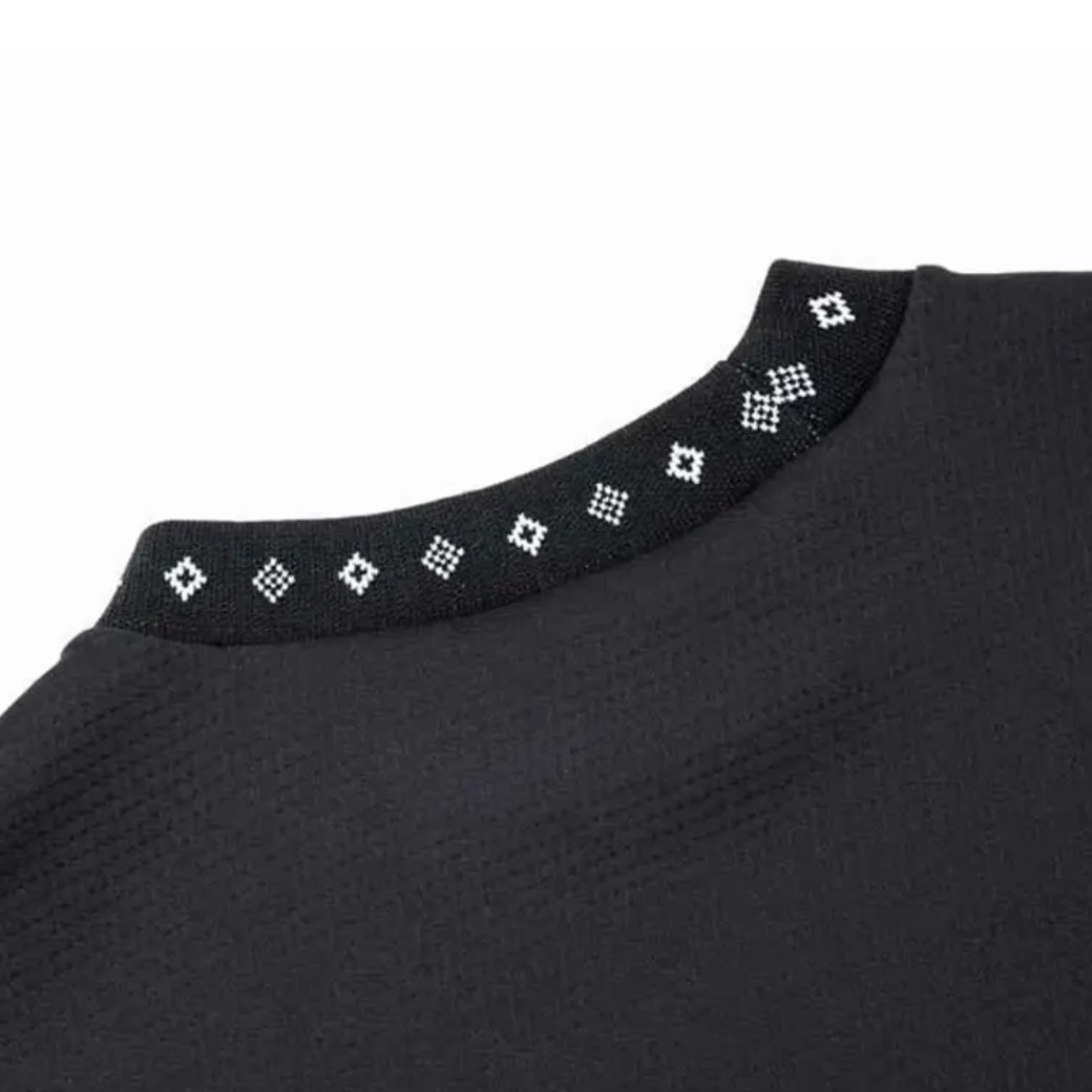 SY32 by SWEET YEARS GOLF DOUBLE MESH KNIT L/S MOCK