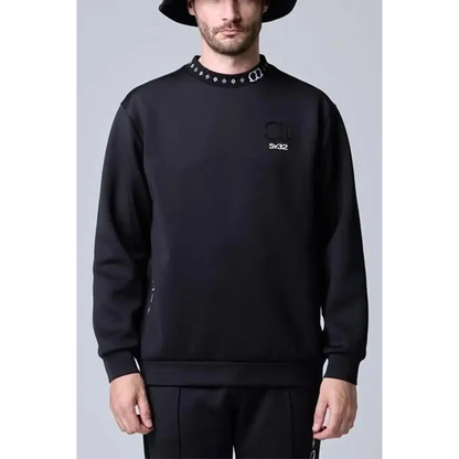 SY32 by SWEET YEARS GOLF DOUBLE MESH KNIT L/S MOCK