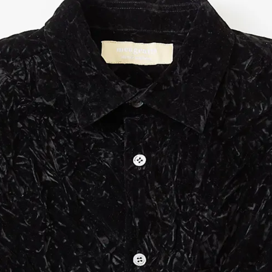 meagratia Flock printed washer shirt