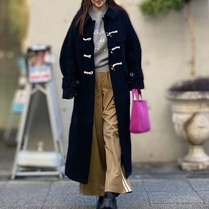 RUMCHE Herringbone Duffle Coat