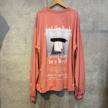 SUPERTHANKS ST232 CS010 Letter-LongTee〔40%OFF〕