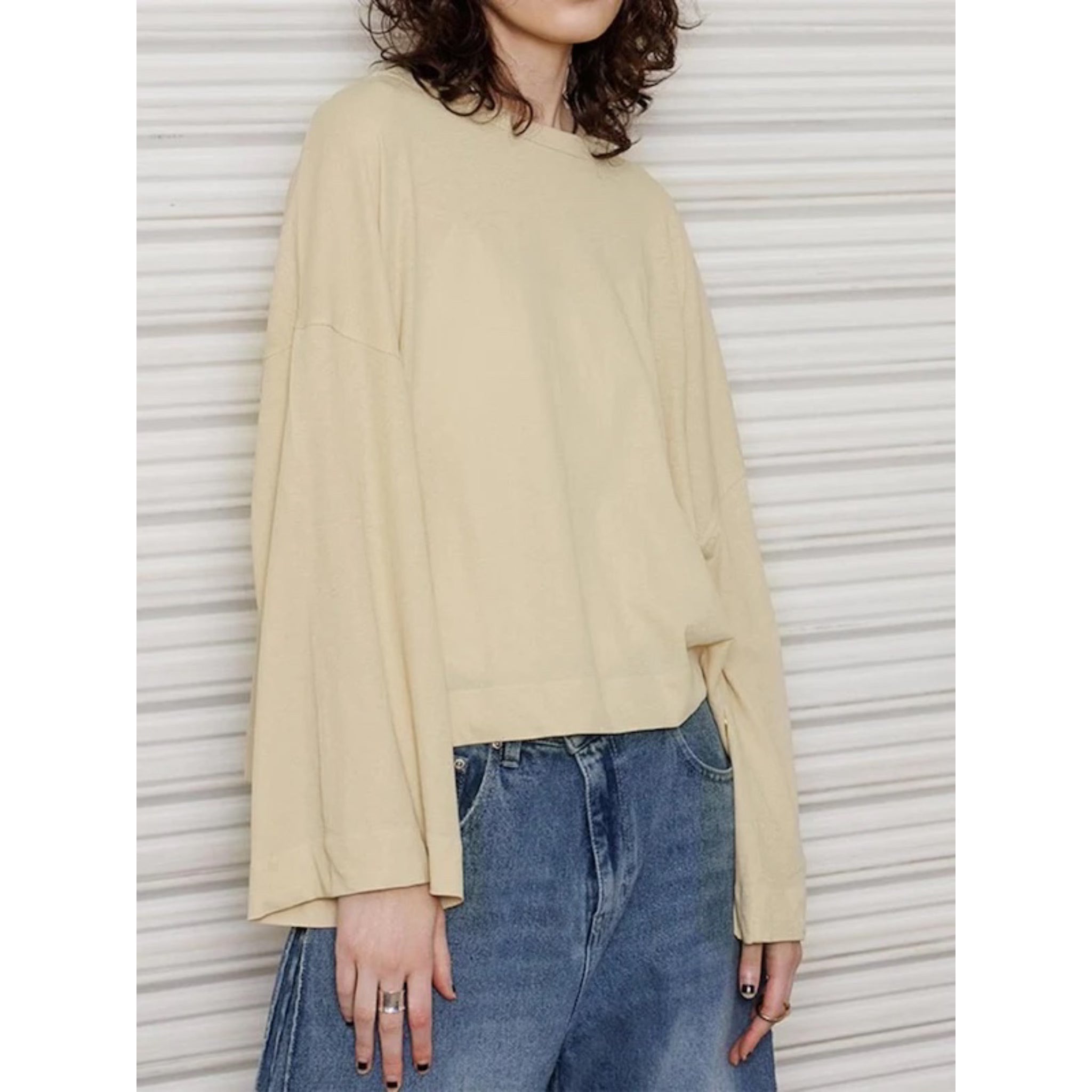 YENN WIDE SLEEVE LONG TEE [Y243-81055]