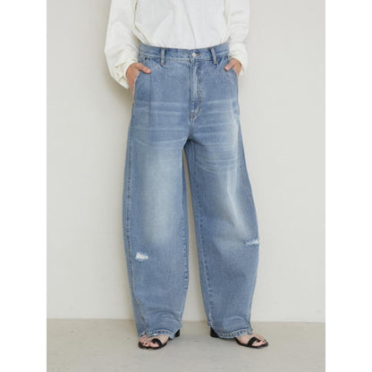 YENN CURVED SEAM DENIM PT [Y234-31041-5]