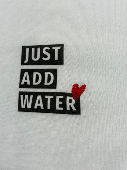 "JUST ADD WATER" フォトプリントTシャツ SSL-588