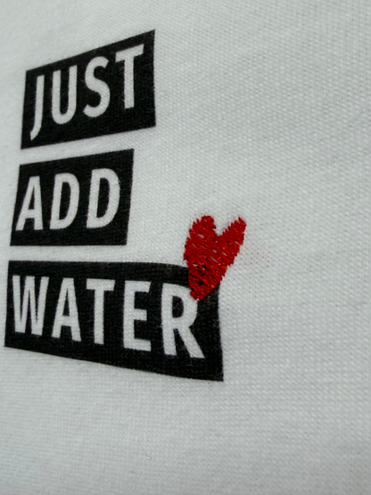 "JUST ADD WATER" フォトプリントTシャツ SSL-588