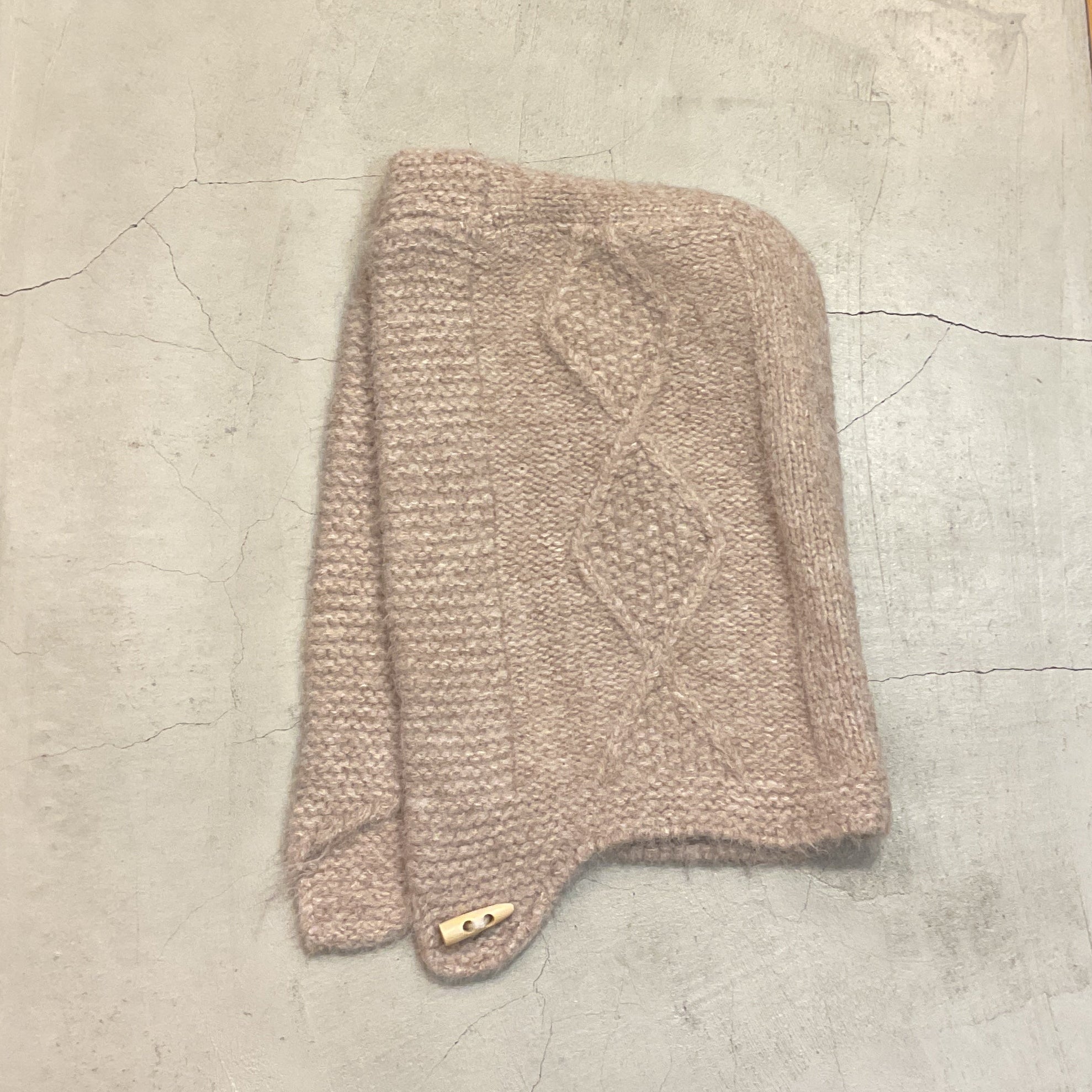 なわ編みニットバラクラバ