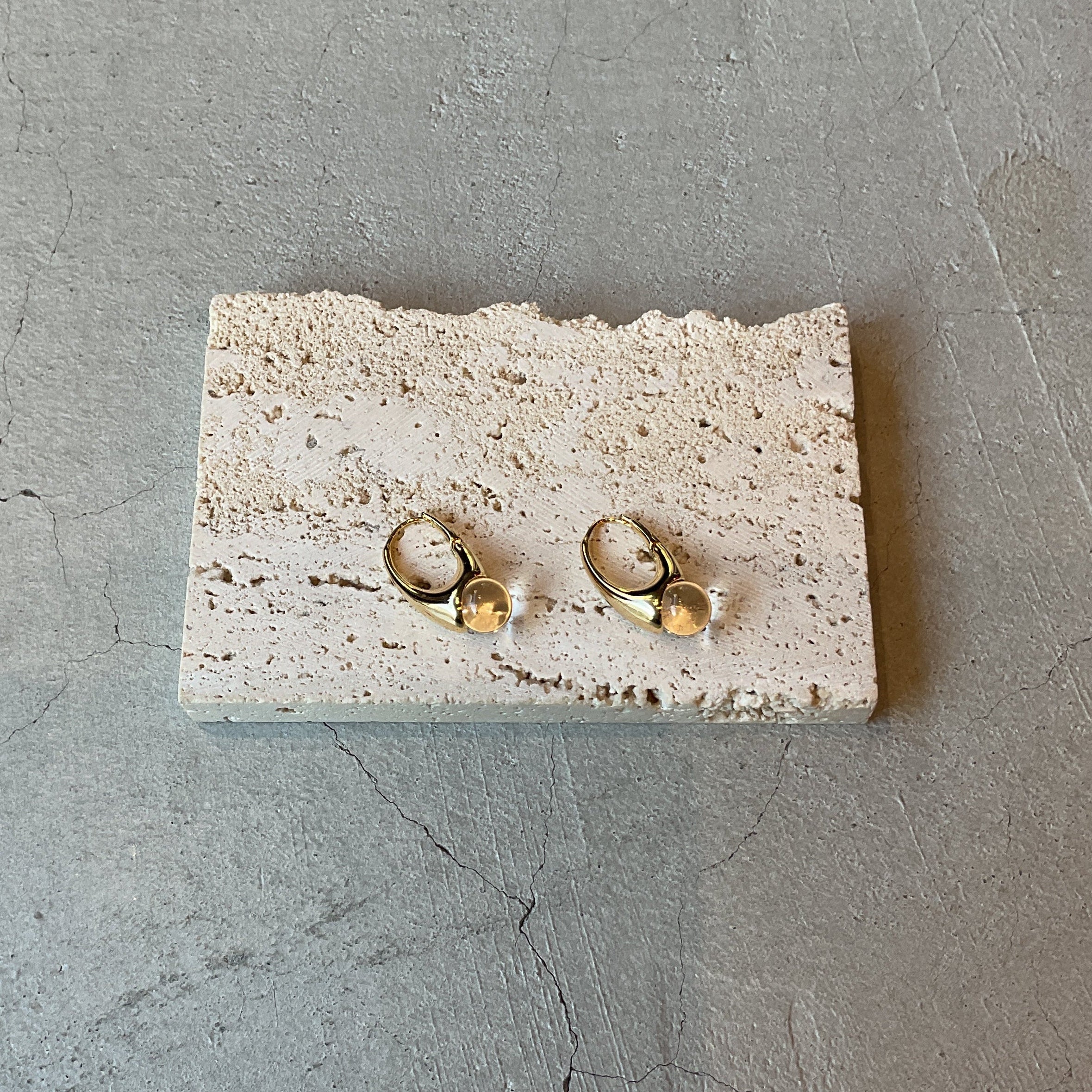 ドロップグロウフープピアス