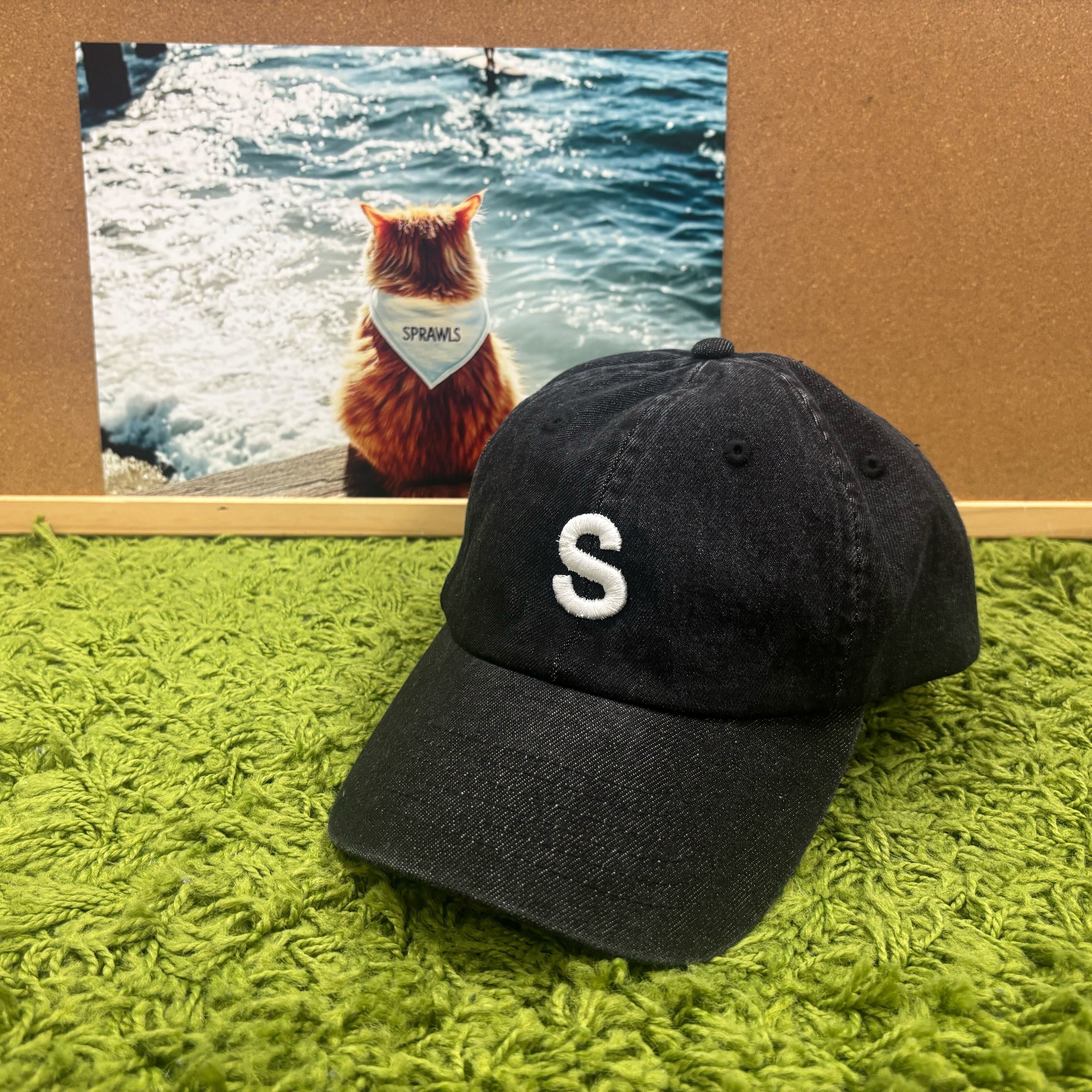 SPRAWLS S Embroidery Denim Cap SRC-259