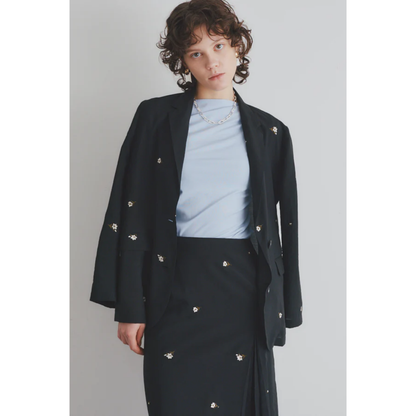 Muel Chic Lily embroidery sheer JKT