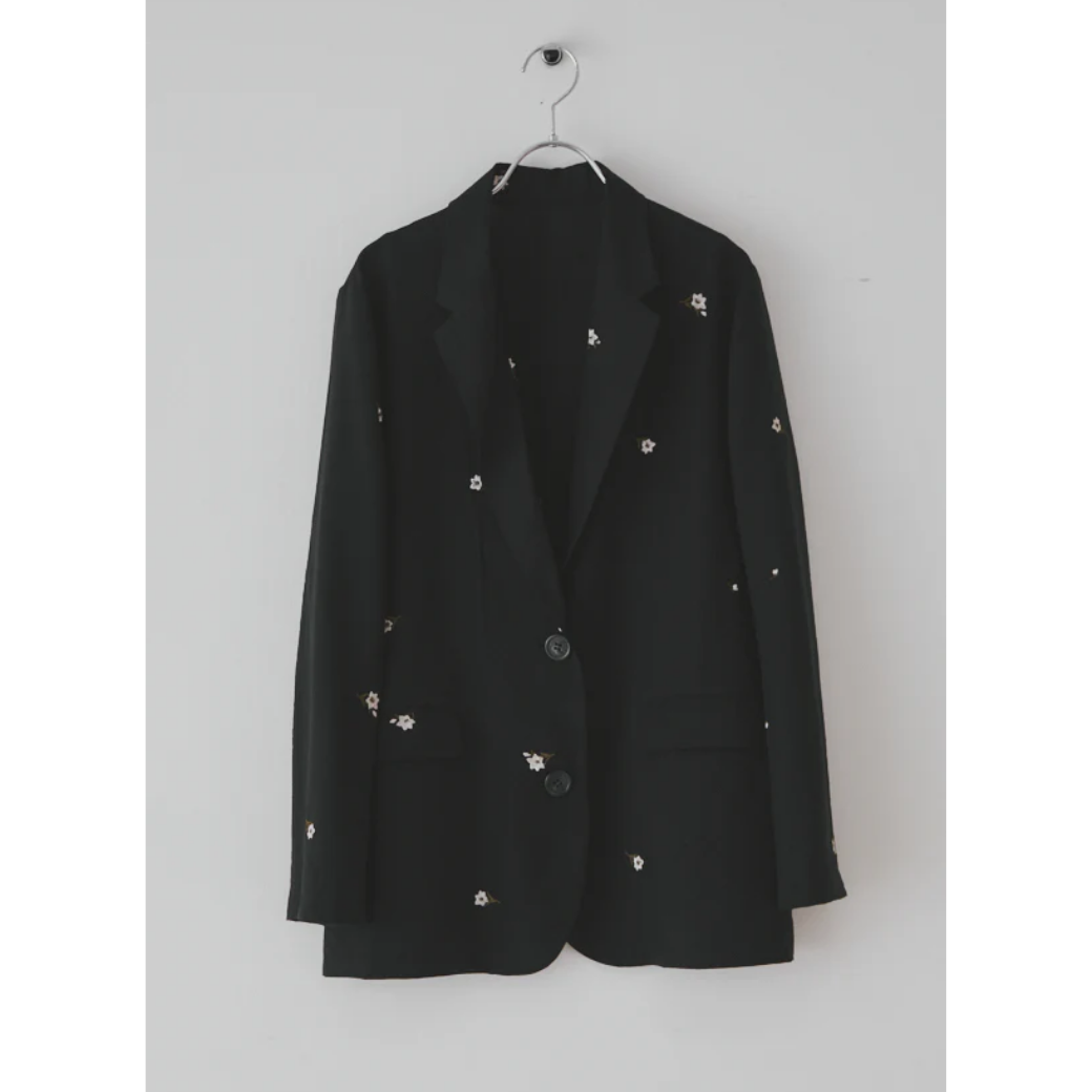 Muel Chic Lily embroidery sheer JKT