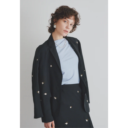 Muel Chic Lily embroidery sheer JKT