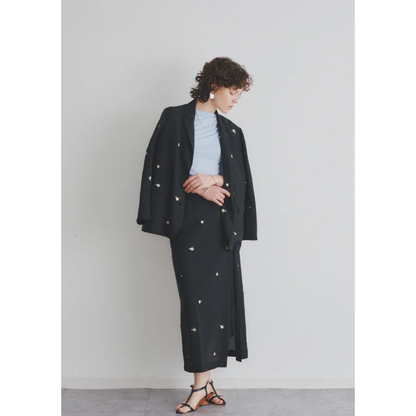 Muel Chic Lily embroidery sheer JKT