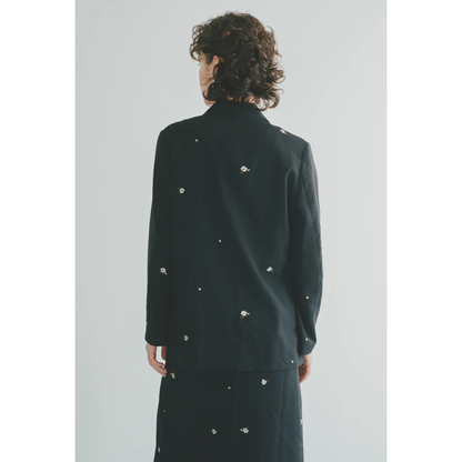 Muel Chic Lily embroidery sheer JKT