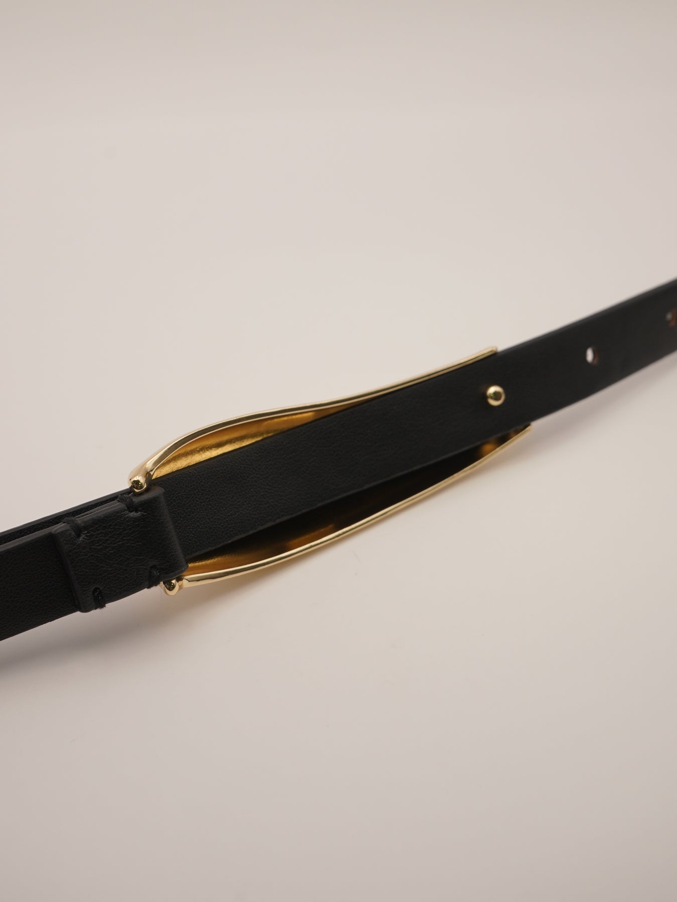 【予約販売】Mewl メタルプレートエコレザーベルト  M254-00060