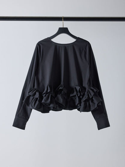 【予約販売】Mewl ペプラムフリル2WAY ブラウス M261-13005