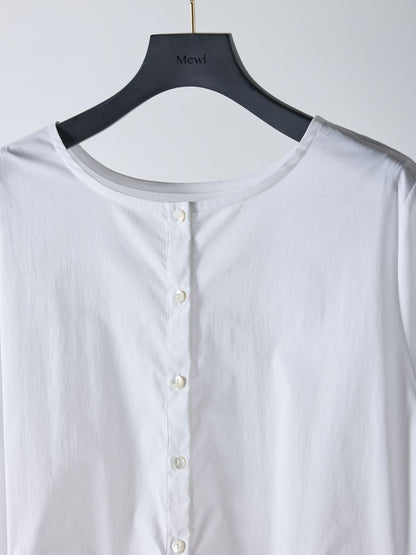 【予約販売】Mewl ペプラムフリル2WAY ブラウス M261-13005