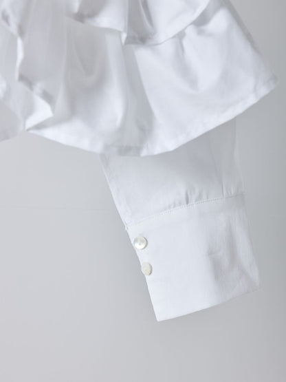 【予約販売】Mewl ペプラムフリル2WAY ブラウス M261-13005