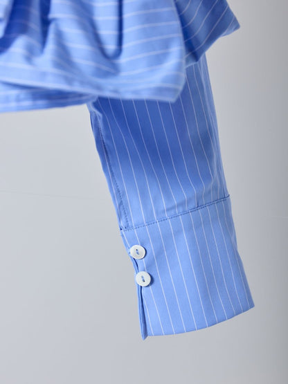 【予約販売】Mewl ペプラムフリル2WAY ブラウス M261-13005