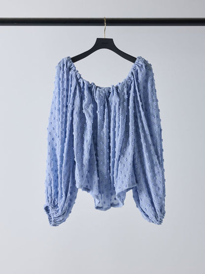 【予約販売】Mewl ドットJQオフショルBL M261-13008