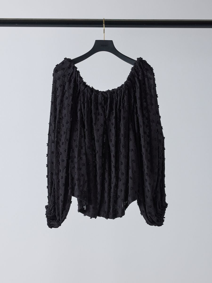 【予約販売】Mewl ドットJQオフショルBL M261-13008