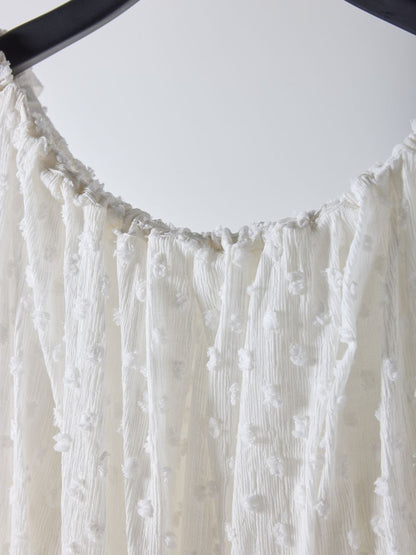 【予約販売】Mewl ドットJQオフショルBL M261-13008