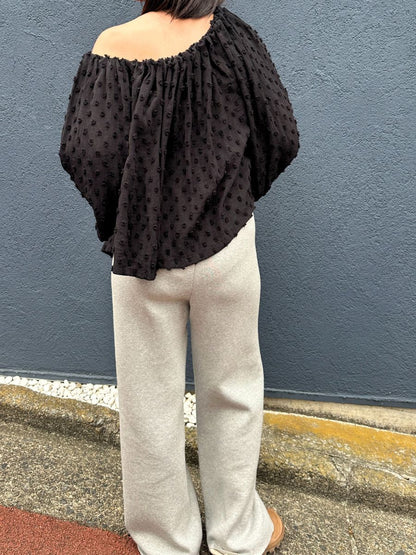 【予約販売】Mewl ドットJQオフショルBL M261-13008