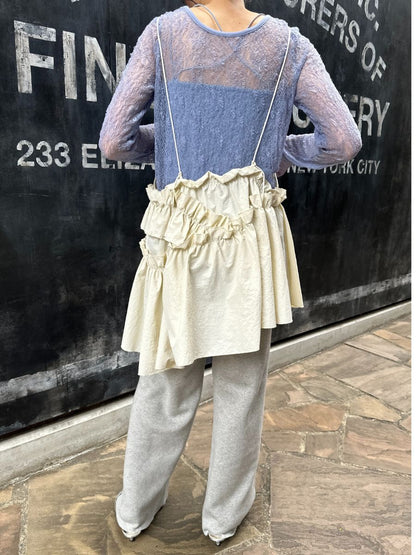 【予約販売】Mewl アシメティアードキャミ M261-13013