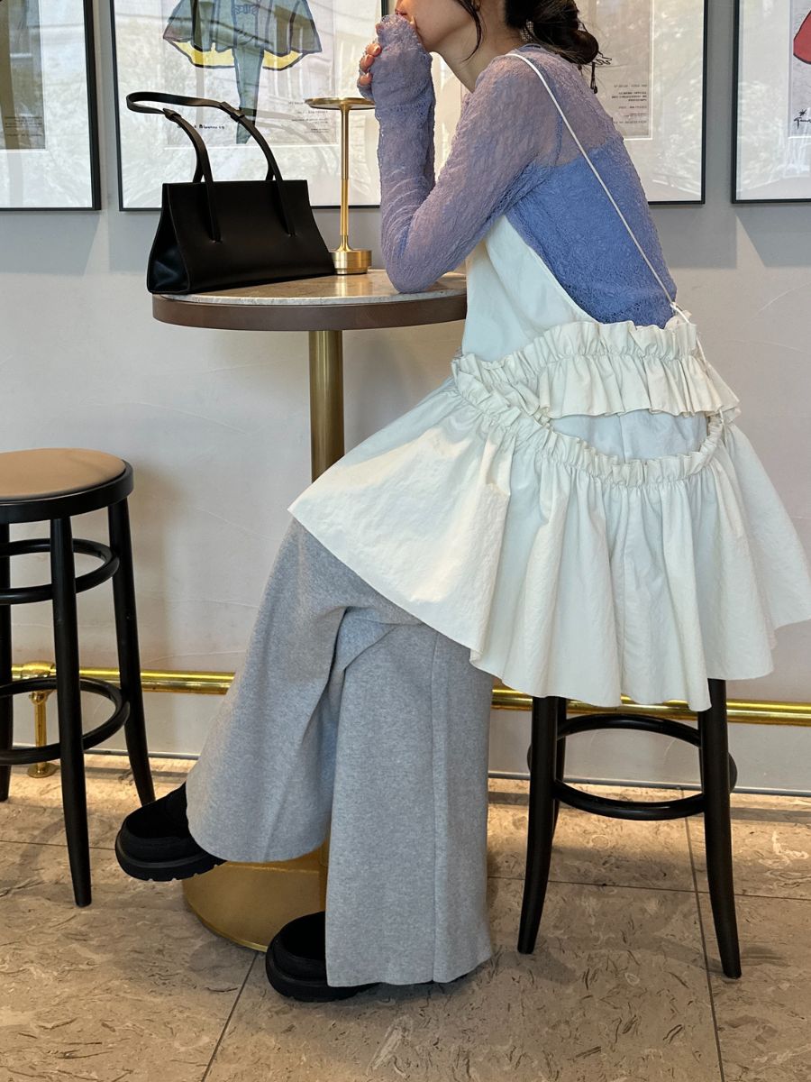 【予約販売】Mewl アシメティアードキャミ M261-13013