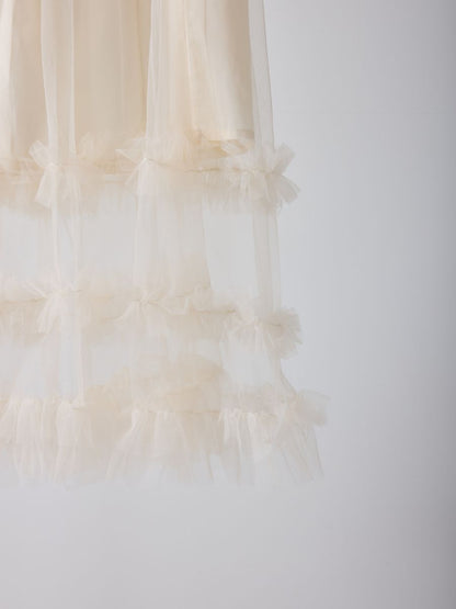 【予約販売】Mewl チュールティアードSK M261-23004