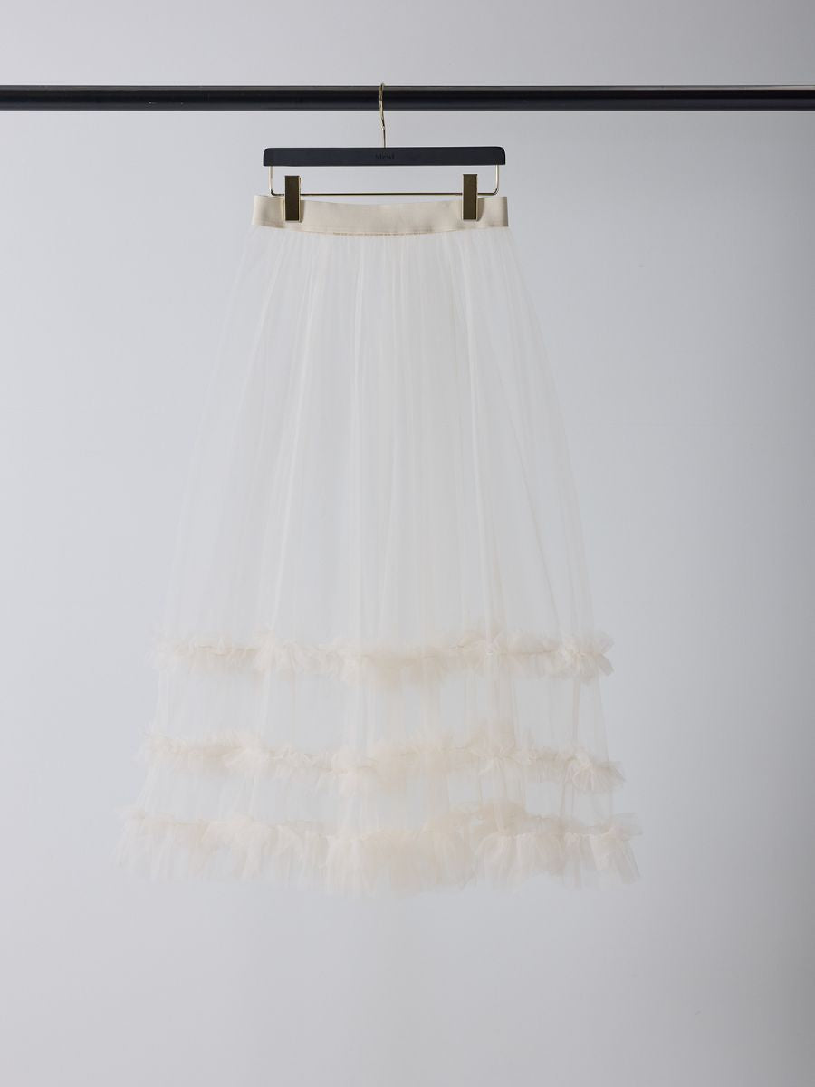 【予約販売】Mewl チュールティアードSK M261-23004