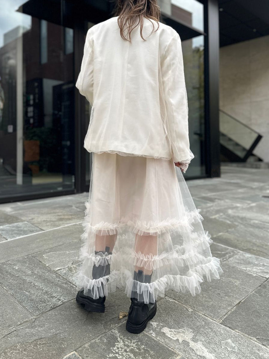 【予約販売】Mewl チュールティアードSK M261-23004